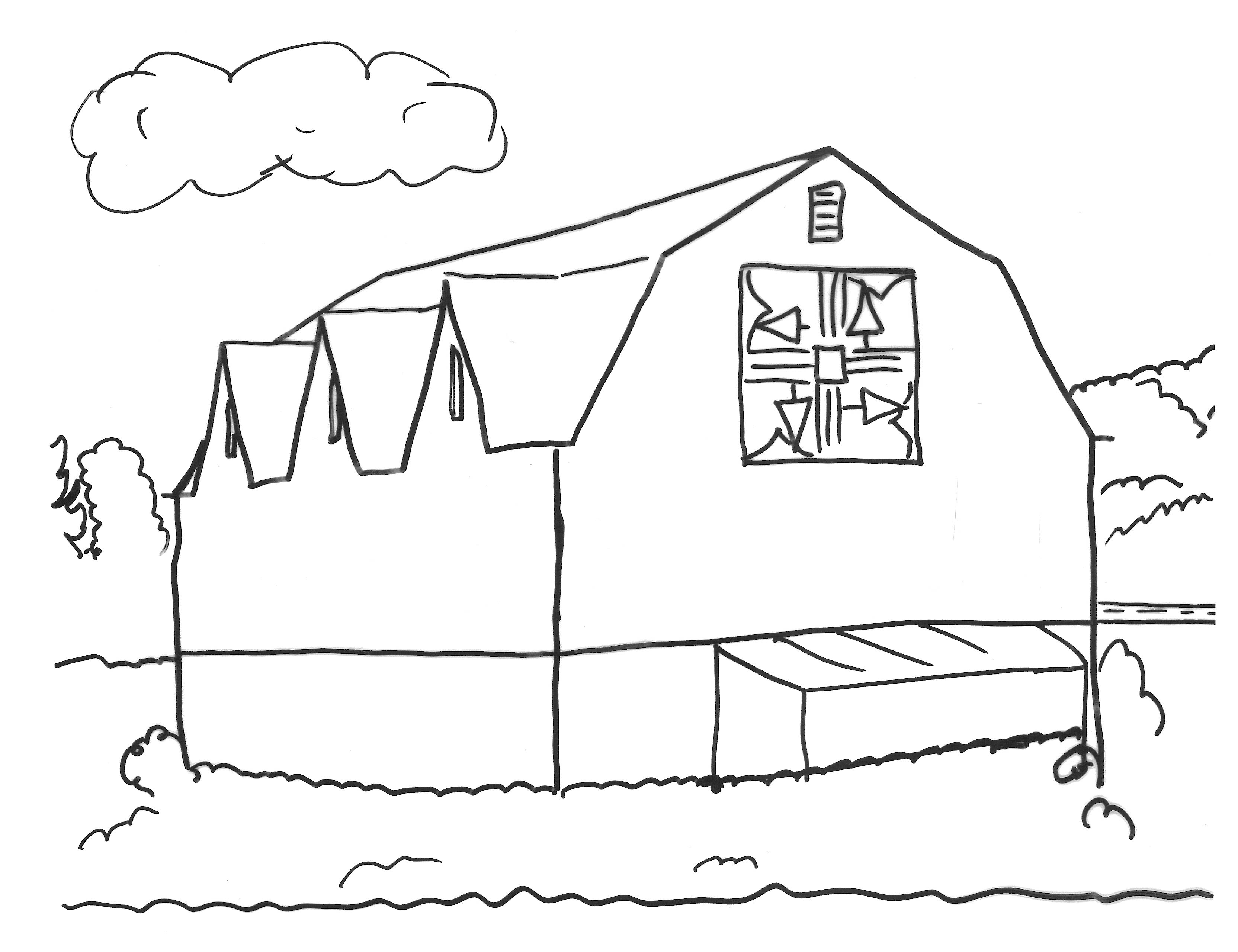 Coloring Pages | Barn Quilts in Garrett County, Maryland